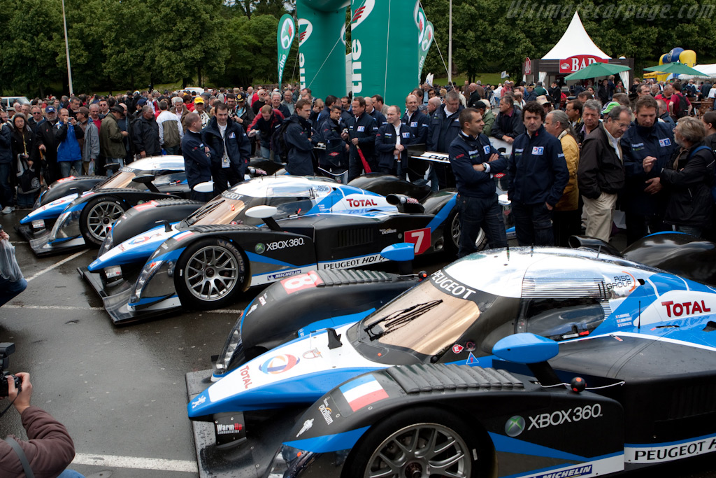 The three Peugeots - Chassis: 908-07  - 2009 24 Hours of Le Mans