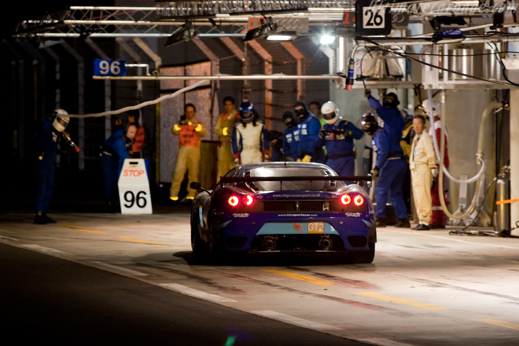 Virgo Motorsport pitstop - Chassis: 2638  - 2009 24 Hours of Le Mans