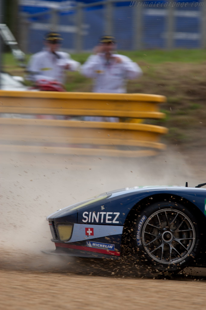 Grosjean going off - Chassis: MR10FORDGT1SN001  - 2010 24 Hours of Le Mans