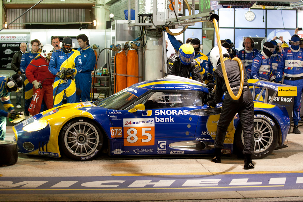 Spyker Stop - Chassis: XL9AB01G37Z363190  - 2010 24 Hours of Le Mans