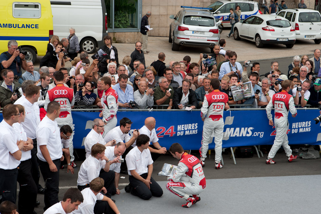 Audi drivers   - 2011 24 Hours of Le Mans