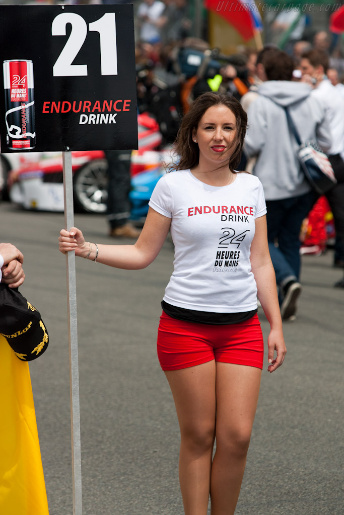 Grid girl   - 2011 24 Hours of Le Mans