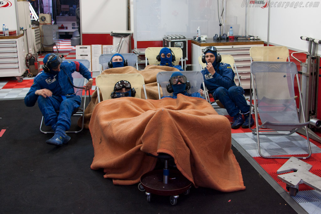 It was a cold night   - 2011 24 Hours of Le Mans