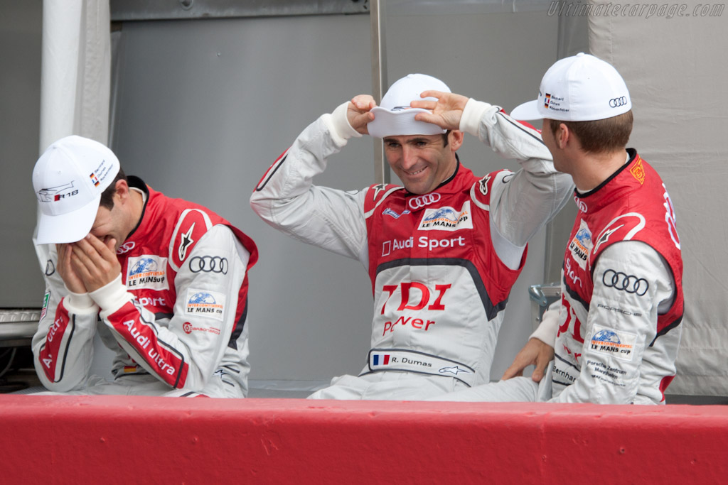 Last year's winners: very relaxed   - 2011 24 Hours of Le Mans