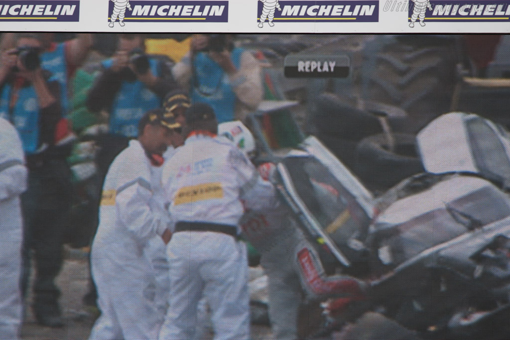 McNish climbed out   - 2011 24 Hours of Le Mans