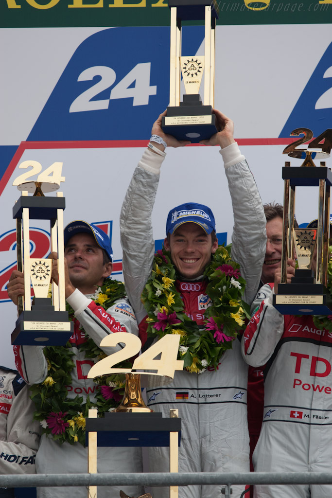 The winners   - 2011 24 Hours of Le Mans