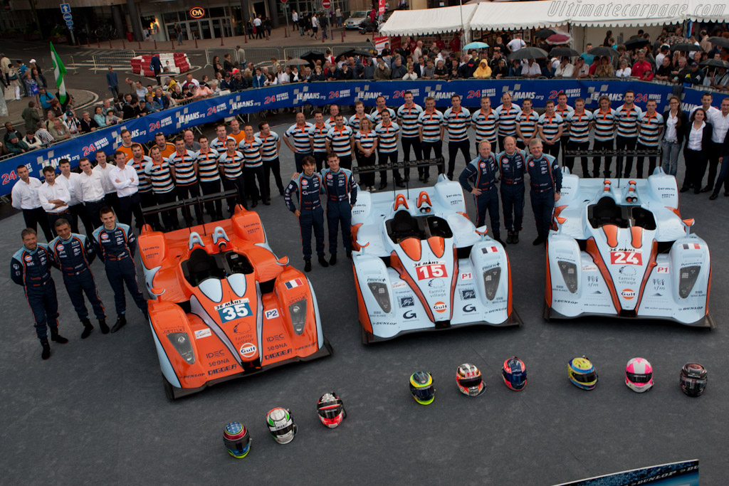 Three of the four Oak Racing entries - Chassis: 01-06  - 2011 24 Hours of Le Mans