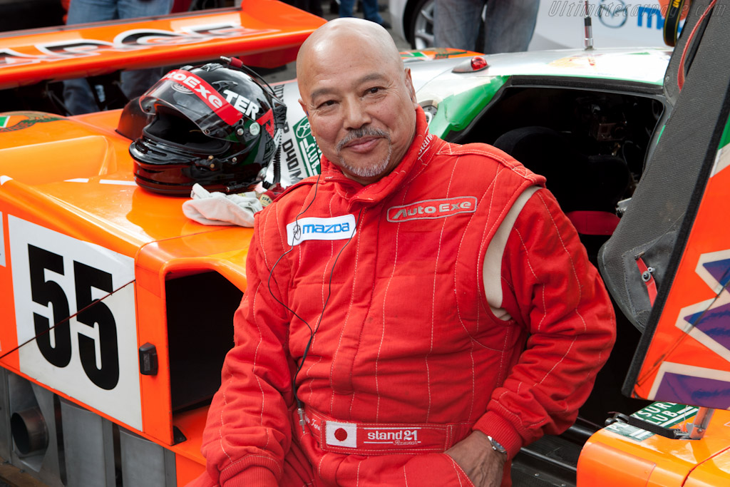 Yojiro Terada with the 787B - Chassis: 787B - 002  - 2011 24 Hours of Le Mans