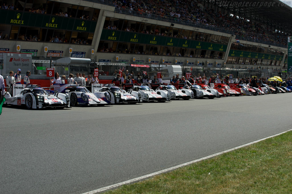 The grid   - 2014 24 Hours of Le Mans