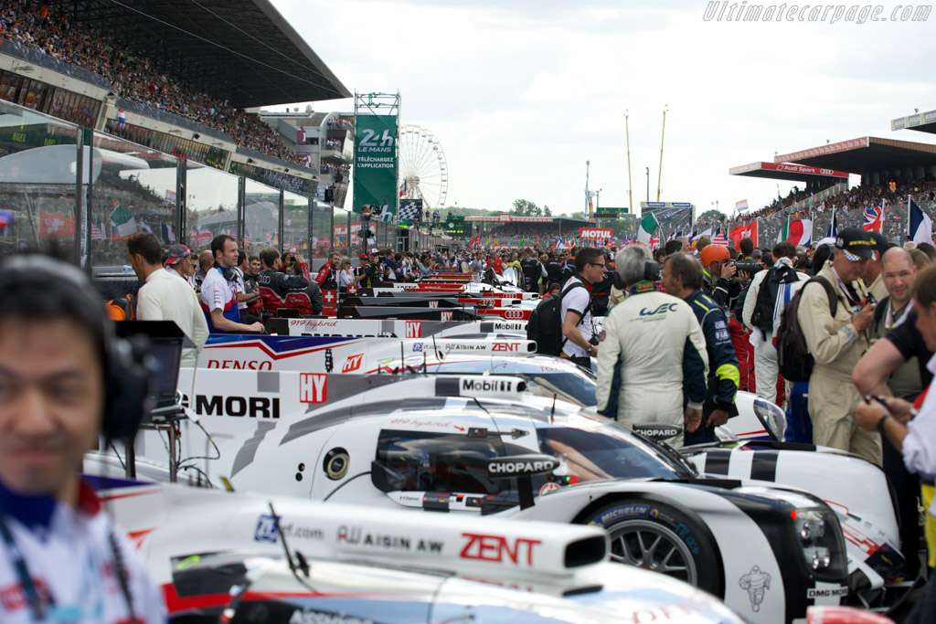 The grid   - 2014 24 Hours of Le Mans