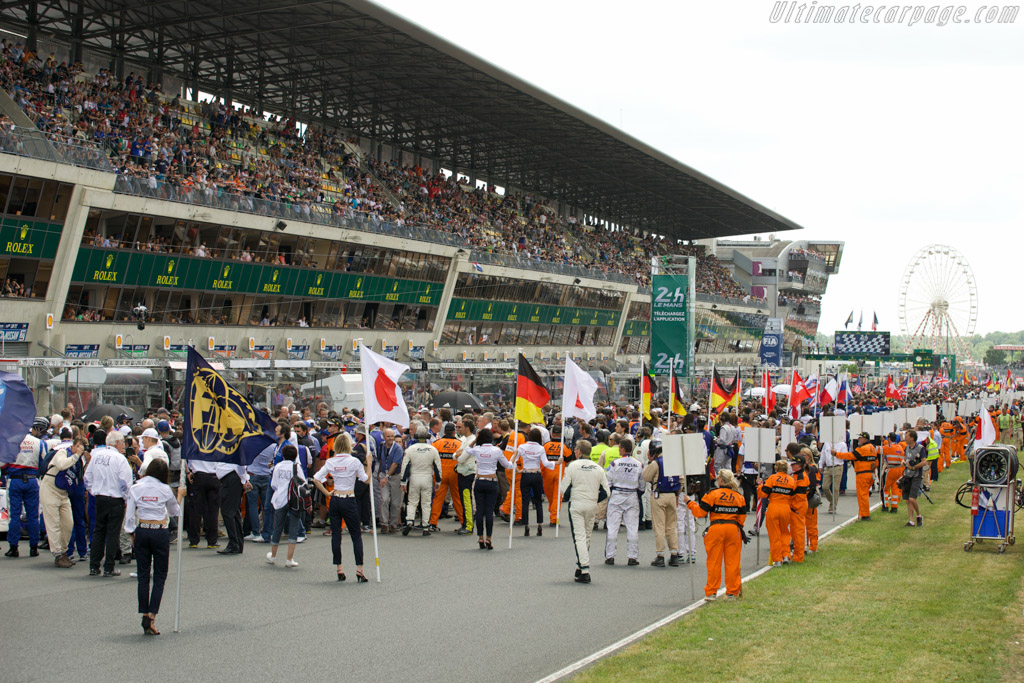 The grid   - 2014 24 Hours of Le Mans