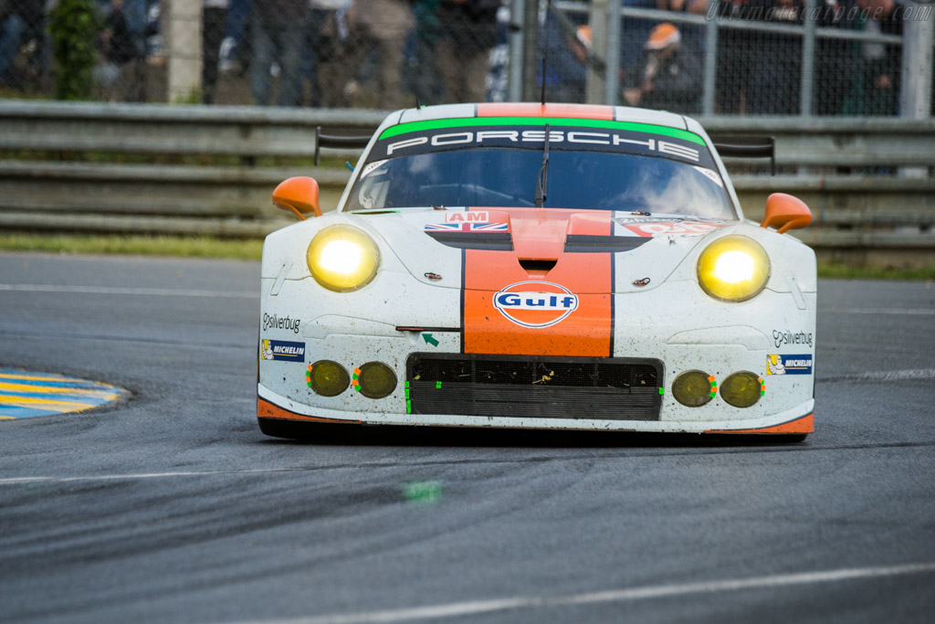 Porsche 911 RSR  - Entrant: Gulf Racing UK - Driver: Michael Wainright / Adam Carroll / Benjamin Barker - 2016 24 Hours of Le Mans