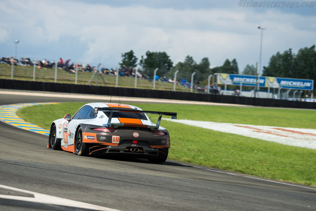 Porsche 911 RSR  - Entrant: Gulf Racing UK - Driver: Michael Wainright / Adam Carroll / Benjamin Barker - 2016 24 Hours of Le Mans