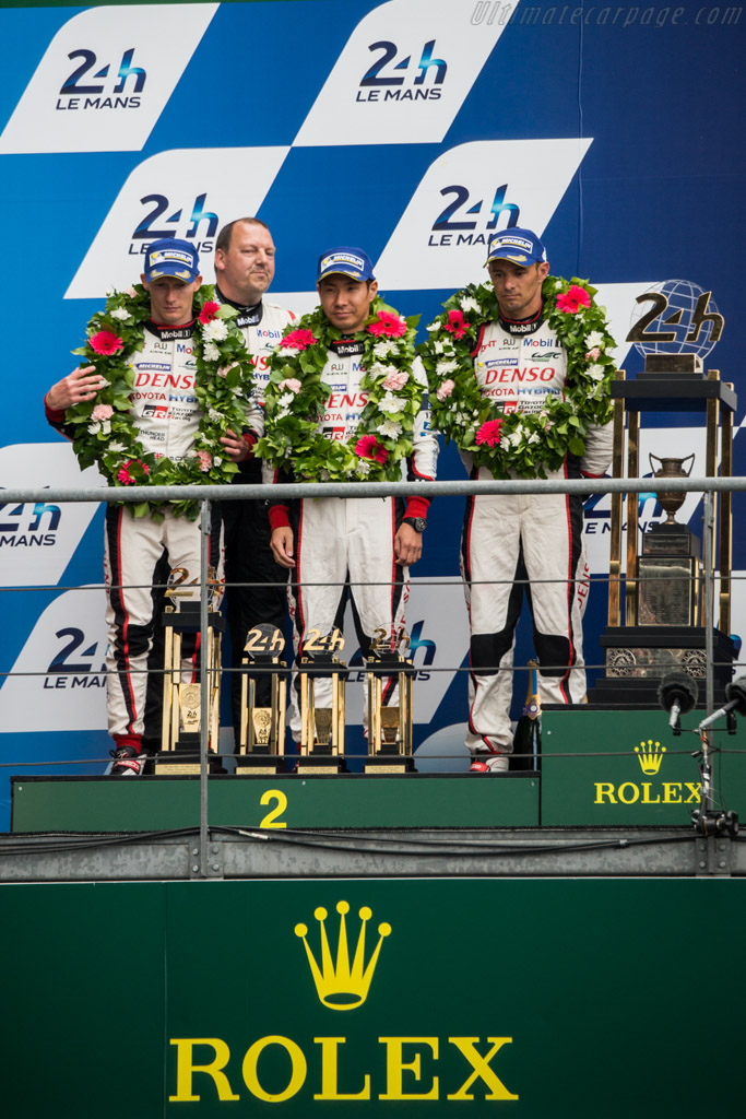 Second placed Toyota Drivers   - 2016 24 Hours of Le Mans