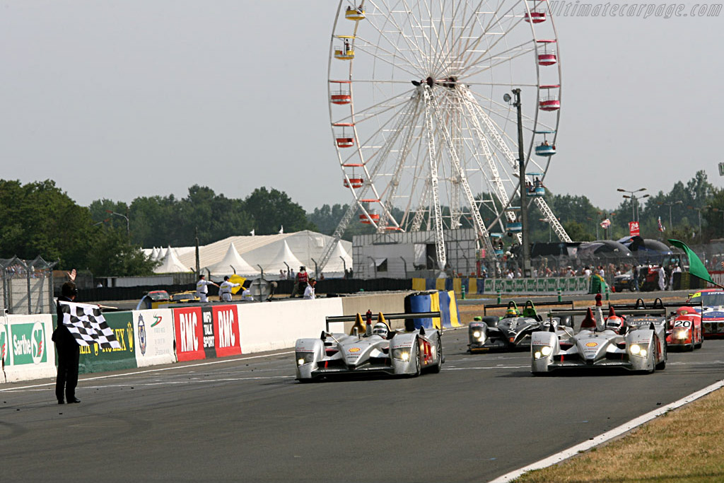 Congratulations! - Chassis: 102 - Entrant: Audi Sport Team Joest - 2006 24 Hours of Le Mans