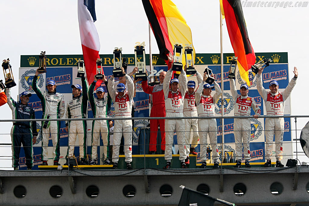 Top three   - 2006 24 Hours of Le Mans