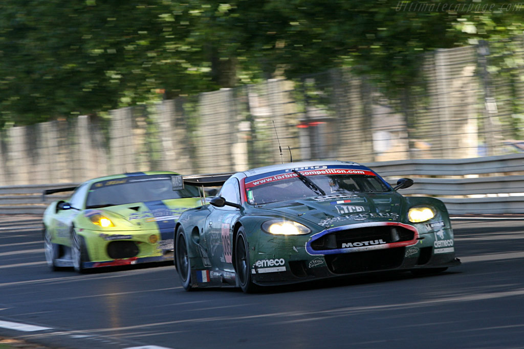 Aston leading Ferrari - Chassis: DBR9/1 - Entrant: AMR Larbre - 2007 24 Hours of Le Mans