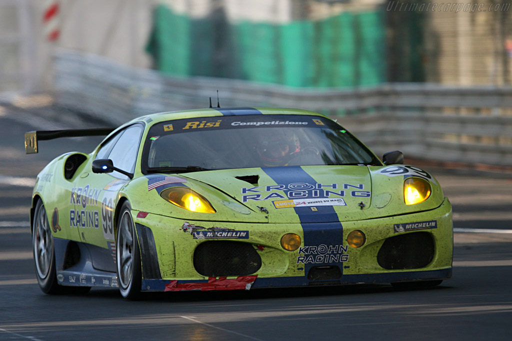 Krohn Ferrari on its way to second in class - Chassis: 2438b - Entrant: Risi Competizione - 2007 24 Hours of Le Mans