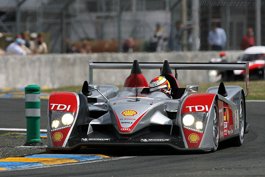 The #3 still in one piece - Chassis: 203 - Entrant: Audi Sport Team Joest - 2007 24 Hours of Le Mans