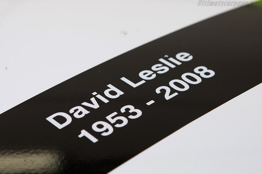 David Leslie remembered - Chassis: AMR1 / 05  - 2008 24 Hours of Le Mans