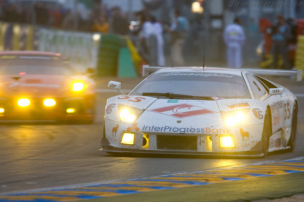 Le Mans light show - Chassis: LA01064 - Entrant: Interprogressbank Spartak Racing - 2008 24 Hours of Le Mans