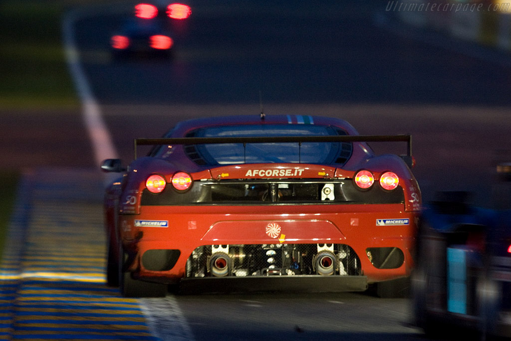 Onto the straight - Chassis: 2464b - Entrant: AF Corse - 2008 24 Hours of Le Mans