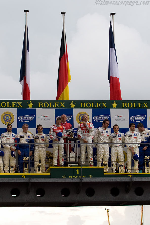 The winners   - 2008 24 Hours of Le Mans