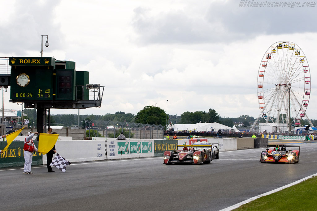 The winners - Chassis: 204 - Entrant: Audi Sport North America - 2008 24 Hours of Le Mans