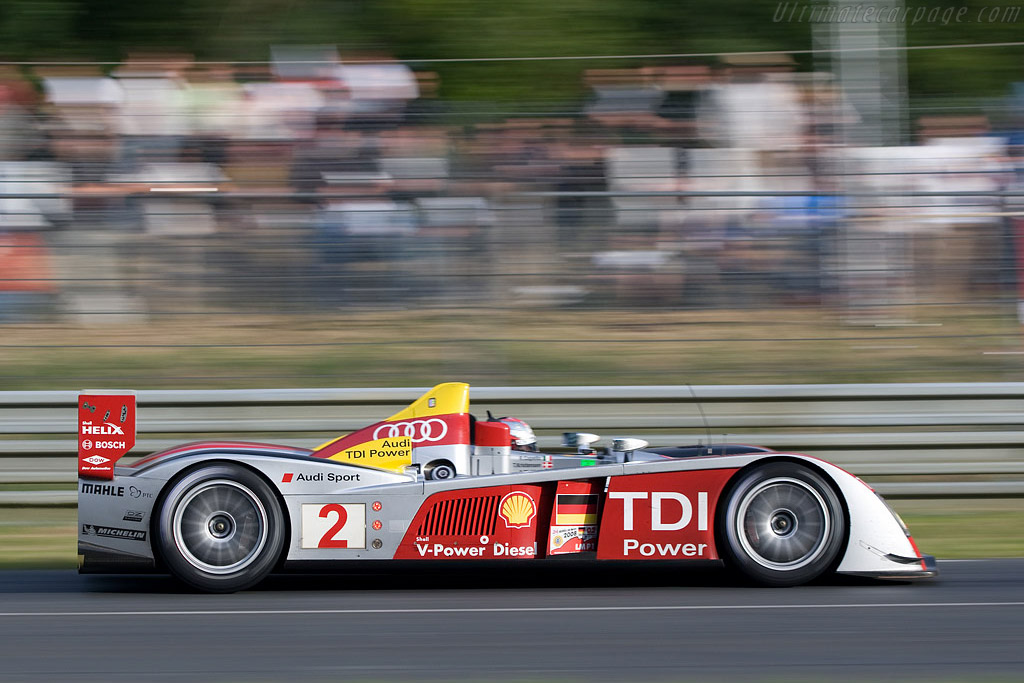 The winning Audi R10 - Chassis: 204 - Entrant: Audi Sport North America - 2008 24 Hours of Le Mans