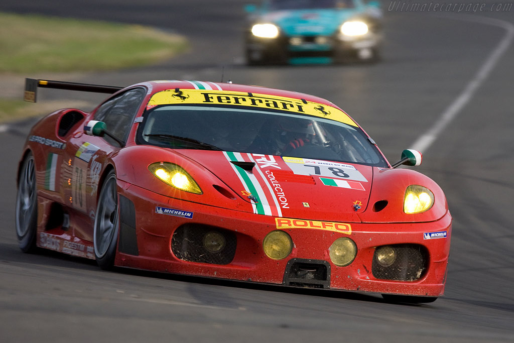 This corner is aptly named Indianapolis - Chassis: 2464b - Entrant: AF Corse - 2008 24 Hours of Le Mans