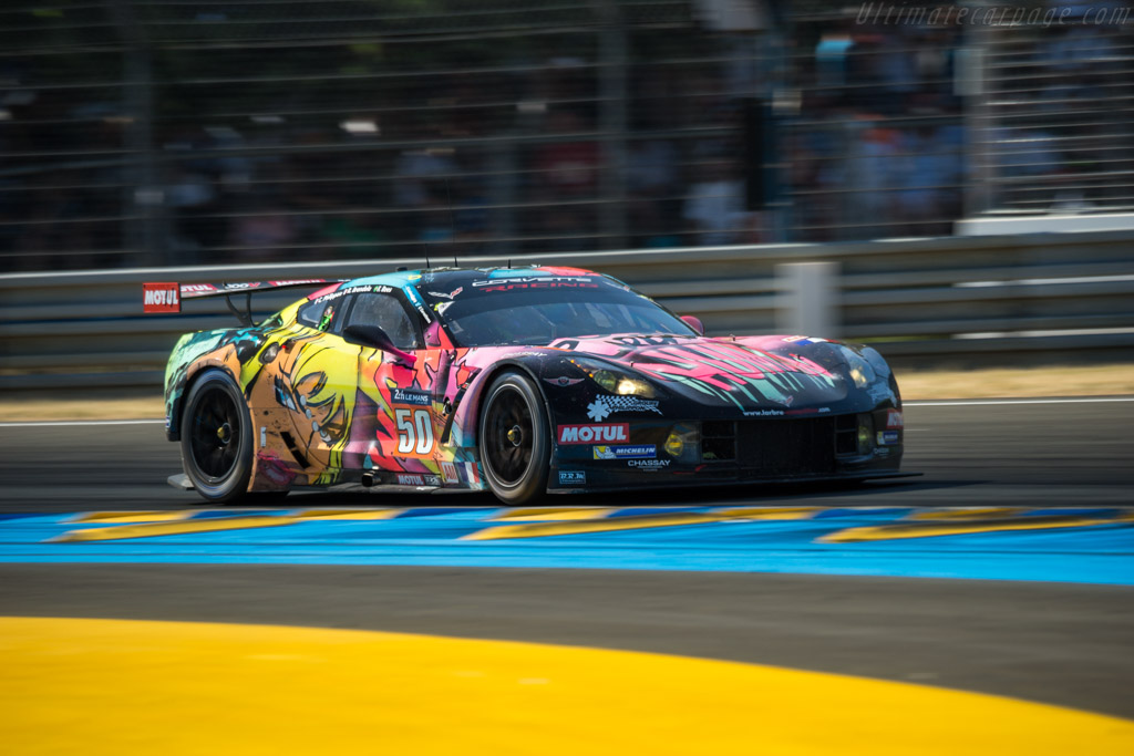 Chevrolet Corvette C7.R - Chassis: C7RGT-002 - Entrant: Larbre Competition - Driver: Fernando Rees / Romain Brandela / Christian Philippon - 2017 24 Hours of Le Mans