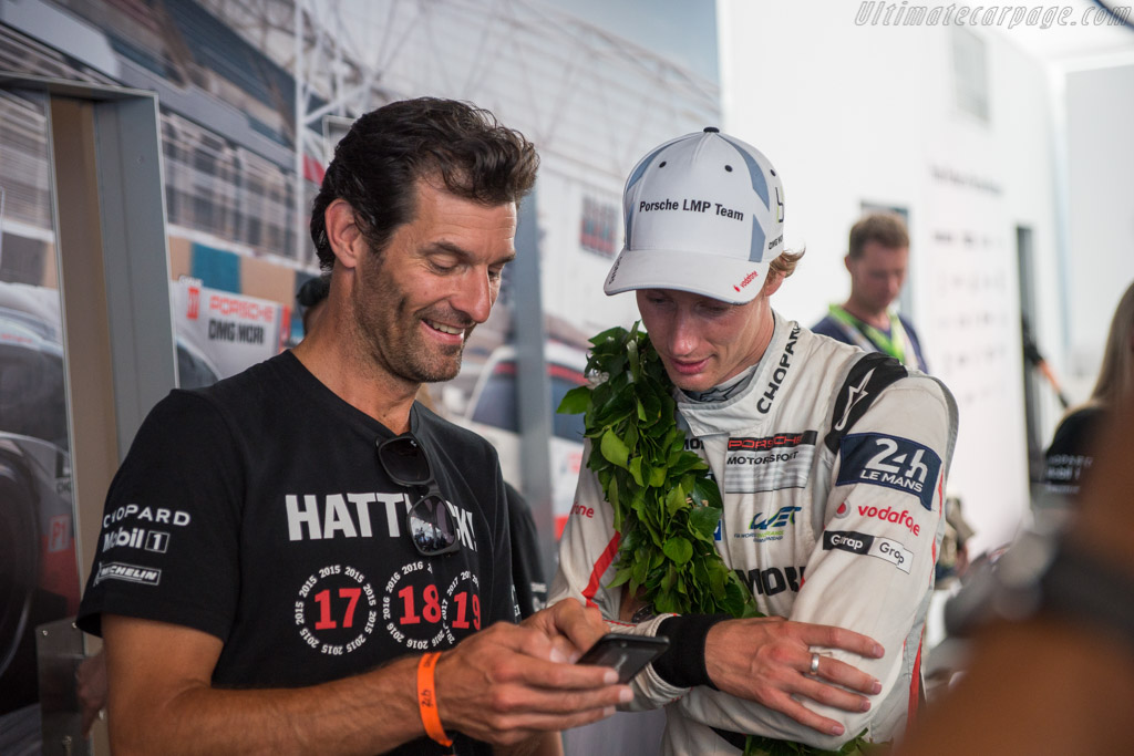 Mark Webber and Brendon Hartley   - 2017 24 Hours of Le Mans
