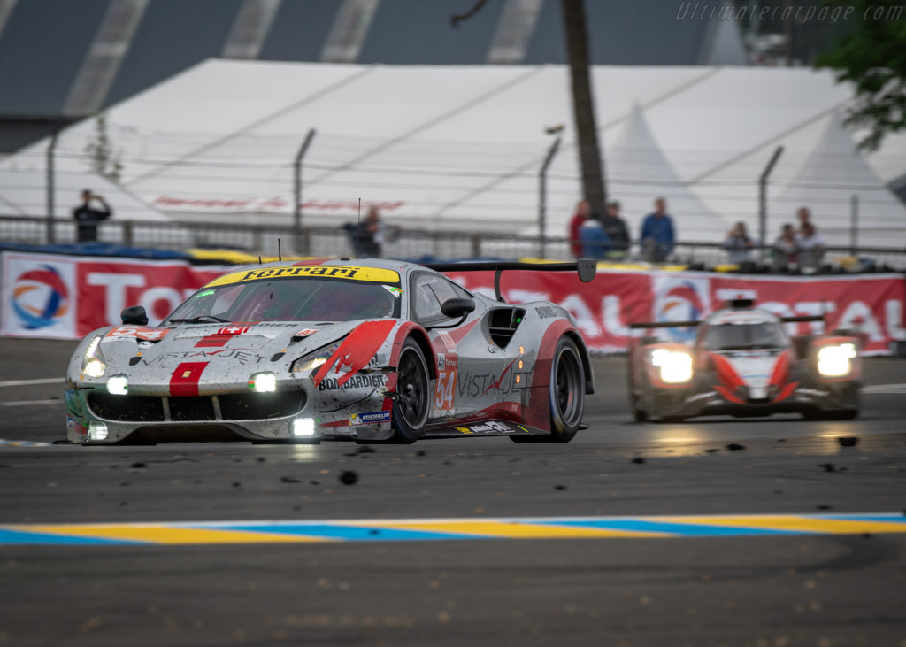 Ferrari 488 GTE - Chassis: 3814 - Entrant: Spirit of Race - Driver: Thomas Flohr / Francesco Castellacci / Giancarlo Fisichella - 2018 24 Hours of Le Mans