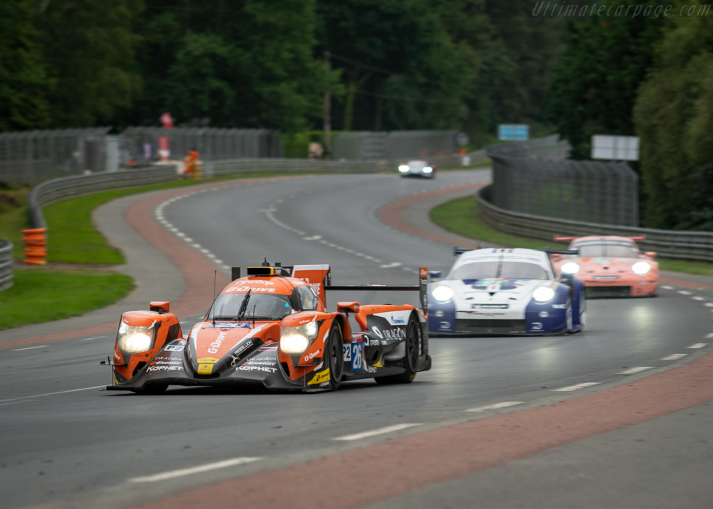 Oreca 07 Gibson - Chassis: 07-LMP2-26 - Entrant: G-Drive Racing - Driver: Roman Rusinov / Andrea Pizzitola / Jean-Eric Vergne - 2018 24 Hours of Le Mans