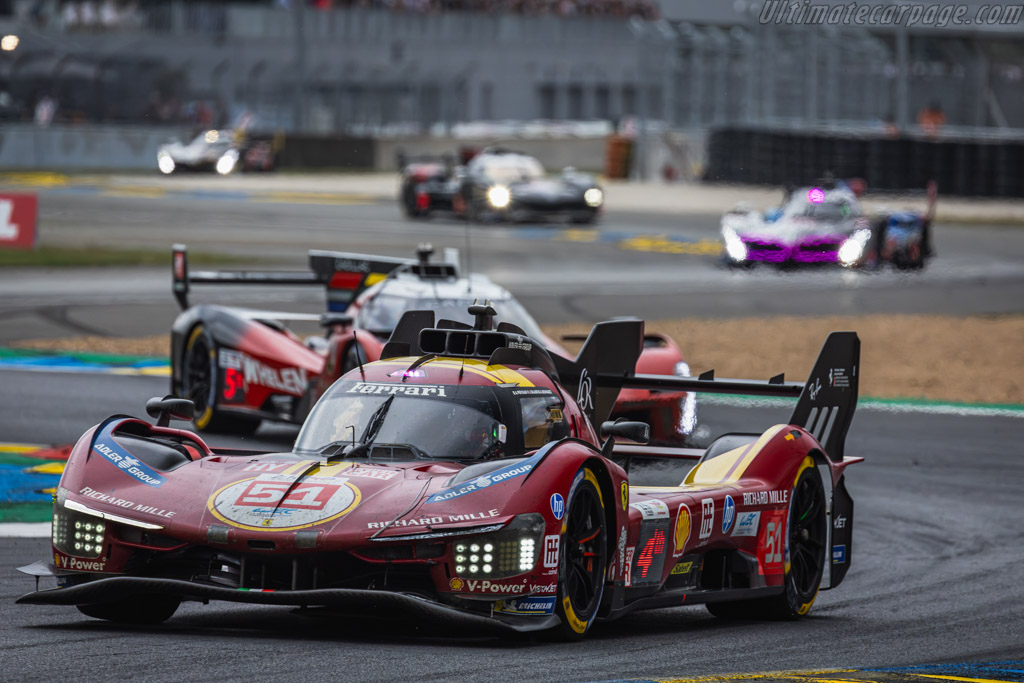 Ferrari 499P - Chassis: 12 30P - Entrant: Ferrari AF Corse - Driver: Alessandro Pier Guidi / James Calado / Antonio Giovinazzi - 2025 24 Hours of Le Mans