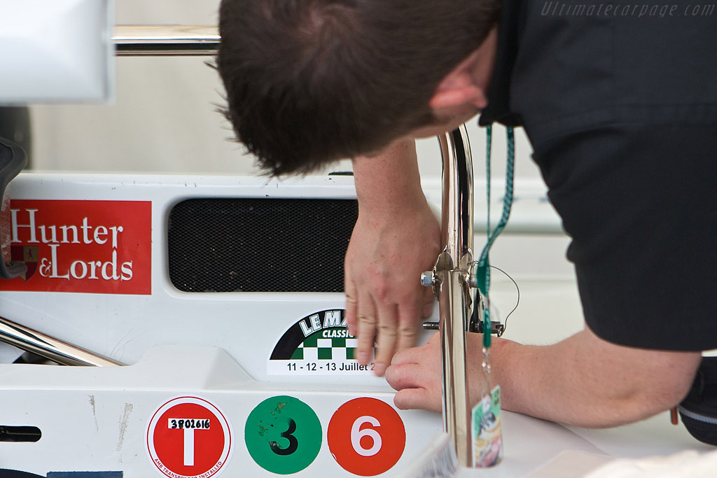 The important sticker   - 2008 Le Mans Classic