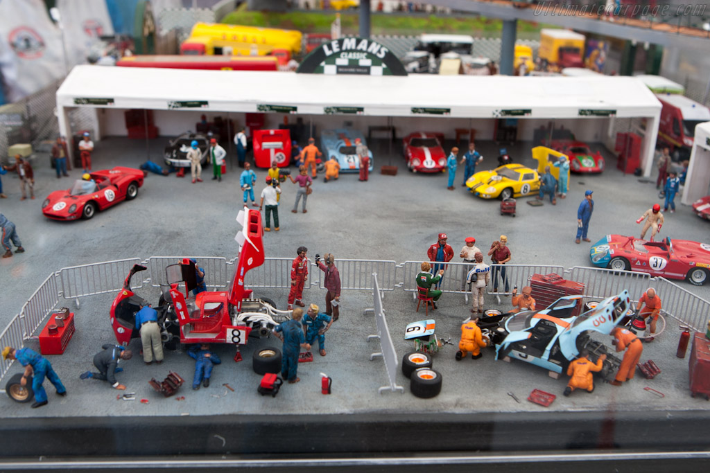 Miniature paddock   - 2012 Le Mans Classic