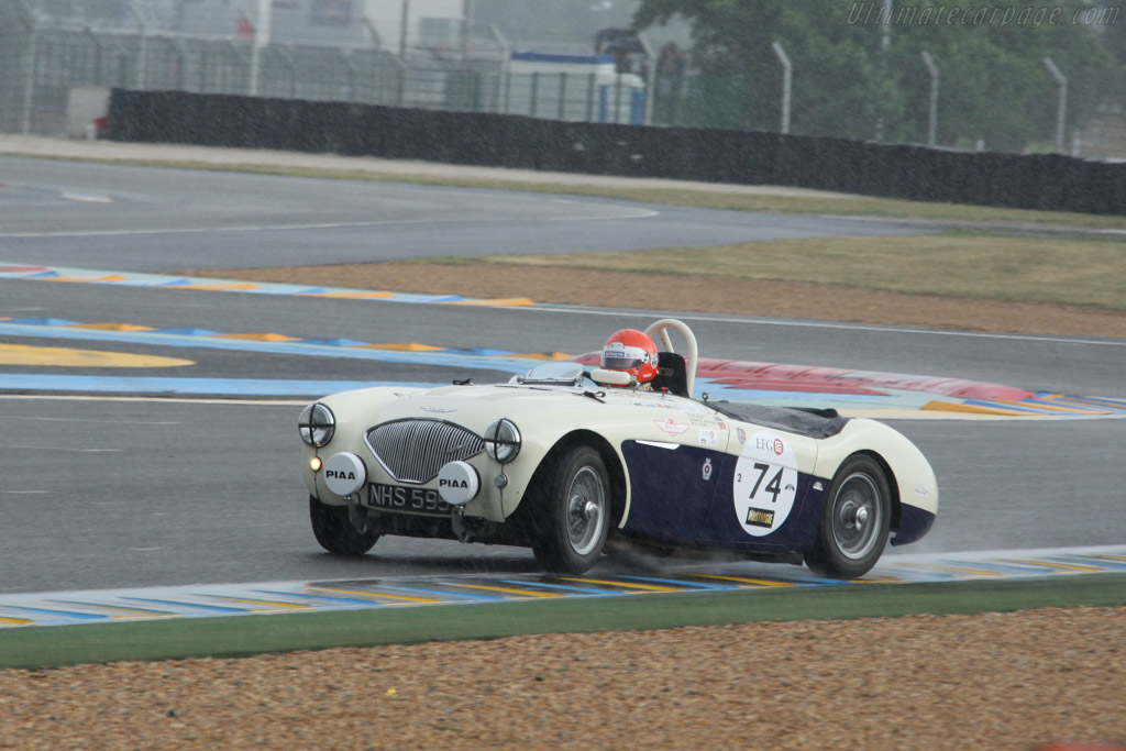 Austin Healey 100 M  - Driver: Nils-Fredrik Nyblaeus / Barrie Williams - 2014 Le Mans Classic