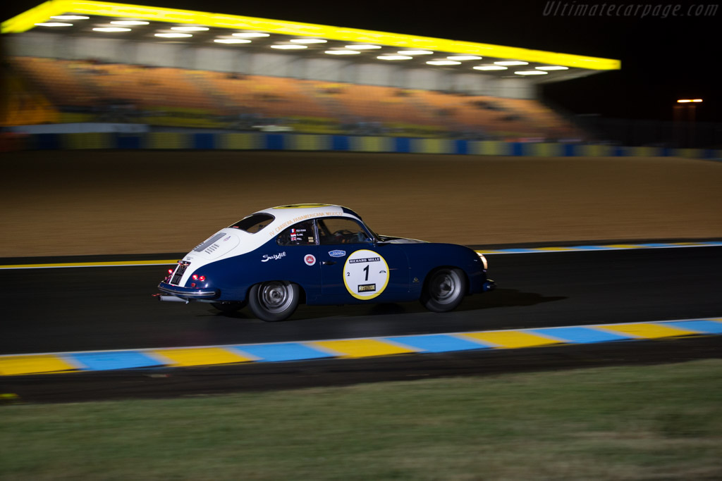 Porsche 356 - Chassis: 50166 - Driver: Rahim Aga Khan / Andrew Prill / Richard Clark - 2014 Le Mans Classic