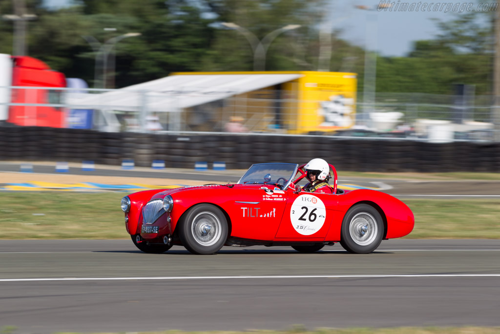 Austin Healey 100M - Chassis: BN1/149635 - Driver: Stefano Friscia / Guillaume Meurisse - 2016 Le Mans Classic