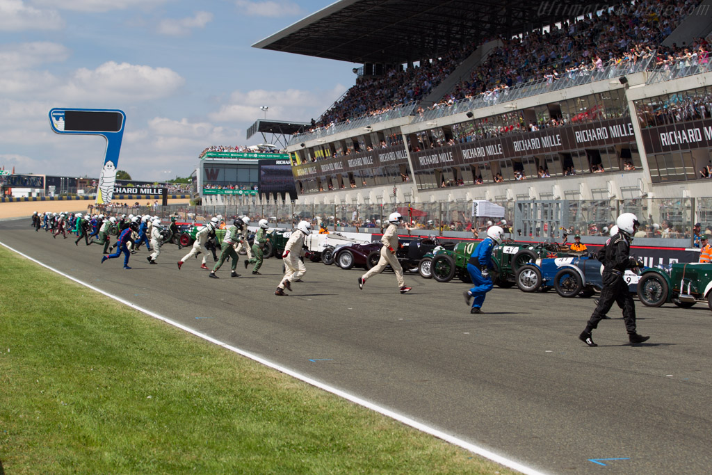 Off they go   - 2016 Le Mans Classic