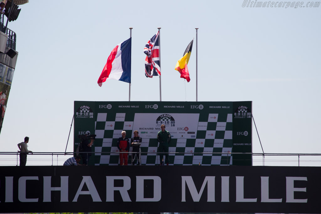 The podium   - 2016 Le Mans Classic