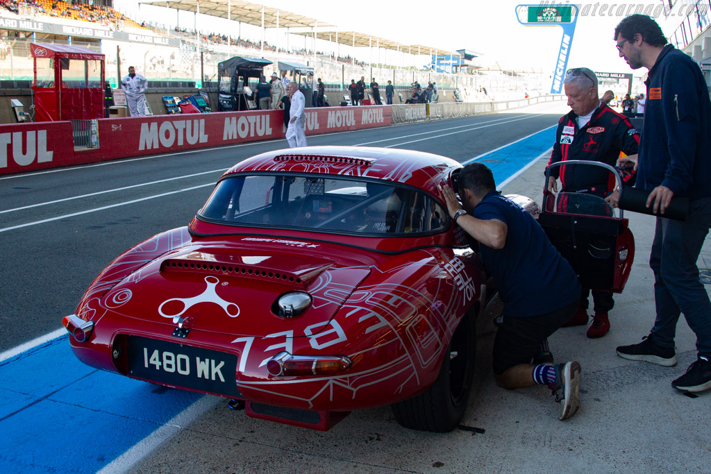 Jaguar E-Type - Chassis: 877607 - Driver: Lucien-Charles Nicolet / Max Mugelli - 2022 Le Mans Classic