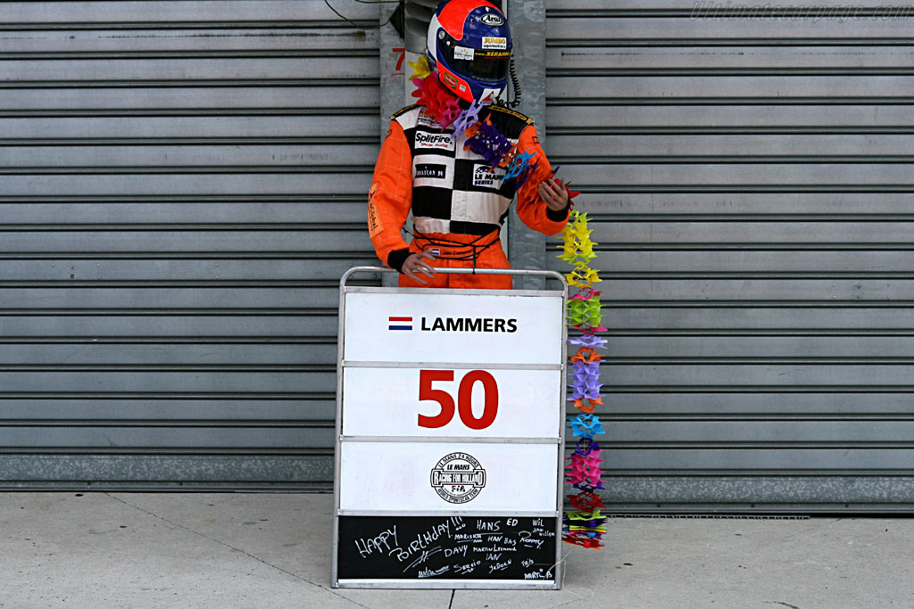 Birthday boy Jan Lammers   - 2006 24 Hours of Le Mans Preview
