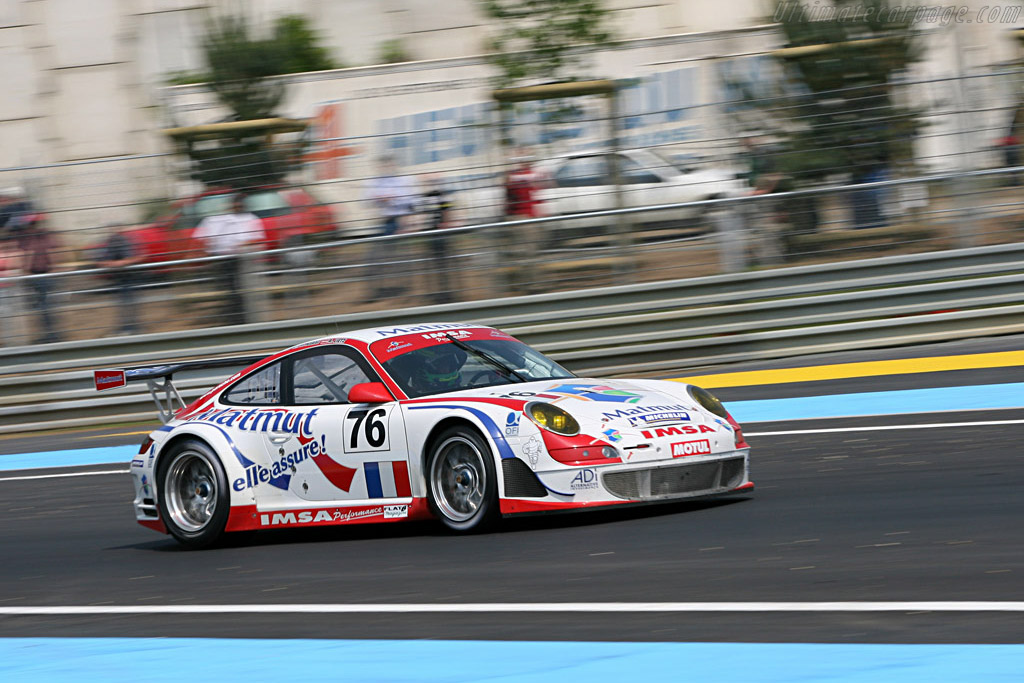 Porsche 997 GT3 RSR - Chassis: WP0ZZZ99Z7S799923 - Entrant: IMSA Performance Matmut - 2007 24 Hours of Le Mans Preview