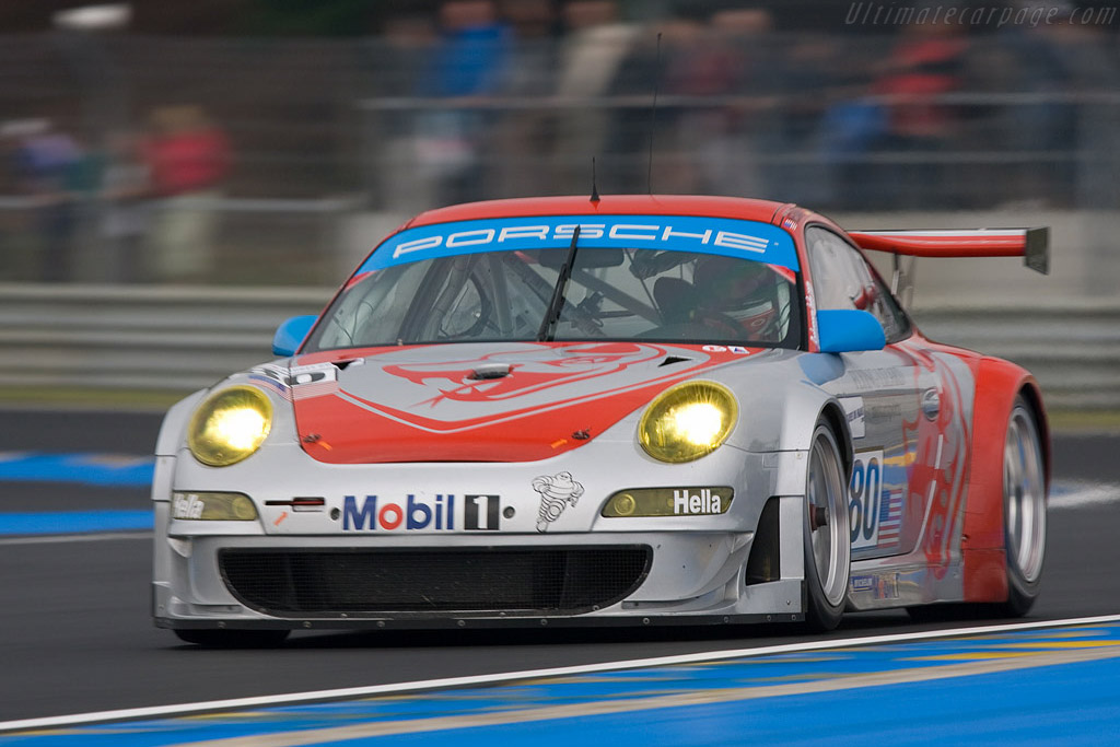 Porsche 997 GT3 RSR - Chassis: WP0ZZZ99Z8S799914 - Entrant: Flying Lizards Motorsport - 2008 24 Hours of Le Mans Preview