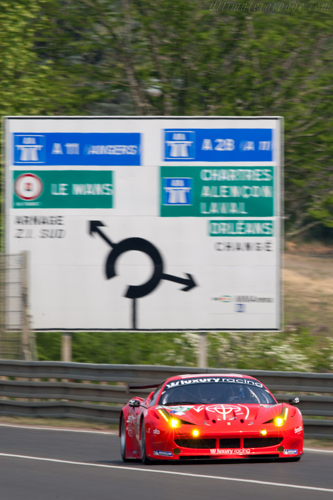 Ferrari 458 GT - Chassis: 2832  - 2011 Le Mans Test