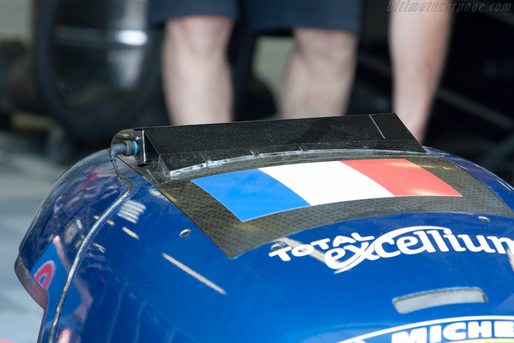 Funky fender measuring device   - 2011 Le Mans Test