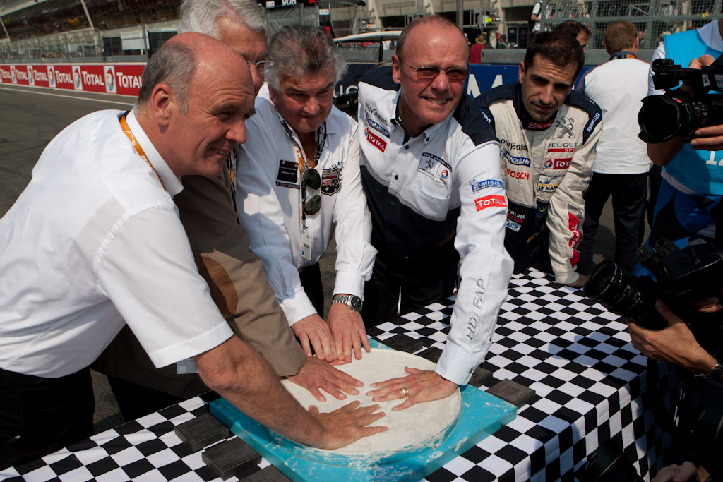 Ulrich, Plassart and Quesnel   - 2011 Le Mans Test