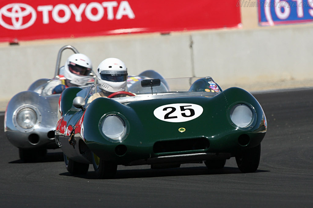 Pete Lovely in his Lotus 11   - 2007 Monterey Historic Automobile Races